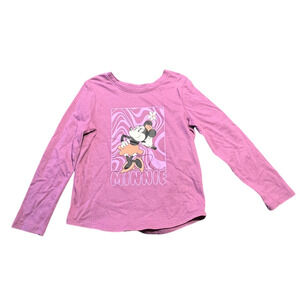 Disney Jumping Beans Softest Tee Girls Size 4T Twins Long sleeve Minnie